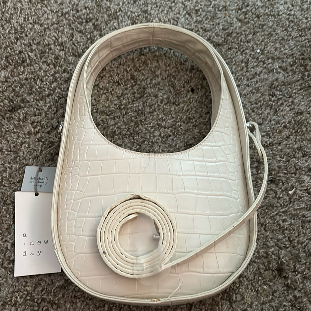A new day off white purse